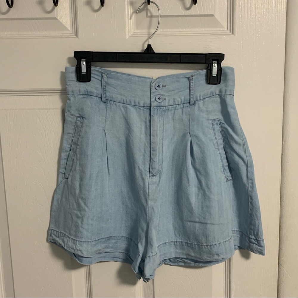 Blue Soft Shorts